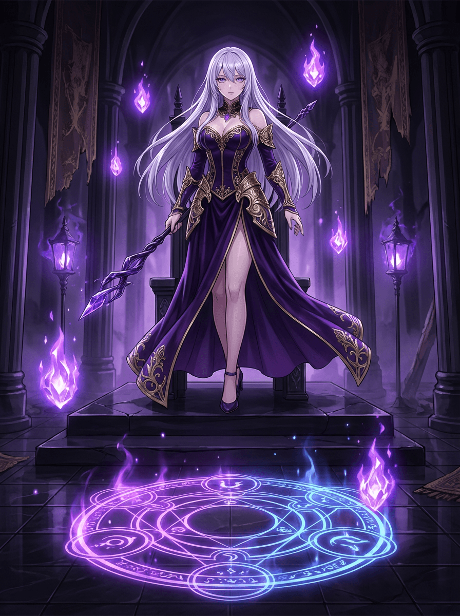 Summoned — AI visual novel cover art